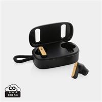 AURICOLARI TWS IN PLASTICA RICICLATA RCS E BAMBU